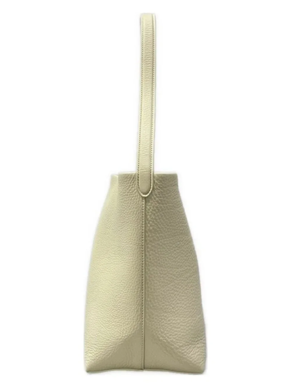 THE ROW Medium N/S Park Tote W1313 L129 Cream Grain Calfskin Leather Tote Bag